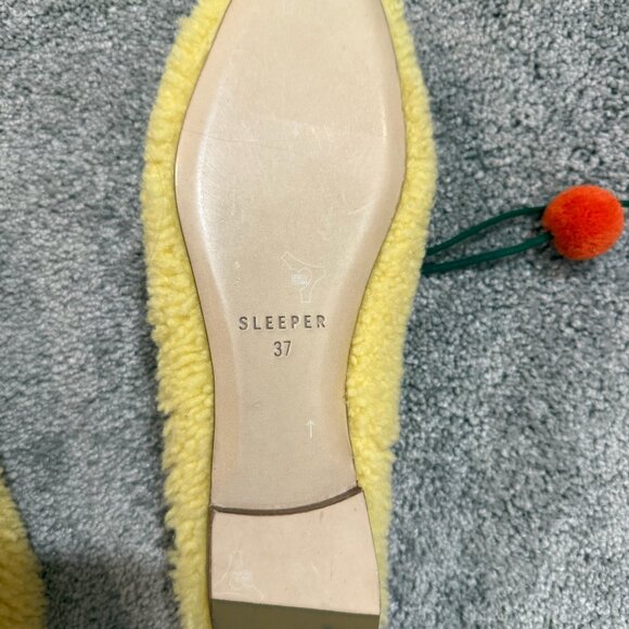 Sleeper - Lulu Shearling Slippers - Lemon - Picture 5 of 6